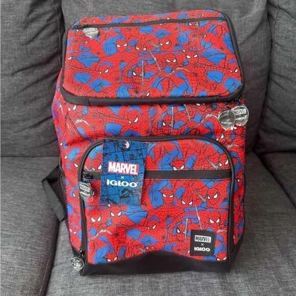 Spider-Man Marvel x Igloo Backpack 28 Cans Capacity Insulated Daypack New - Picture 14 of 14